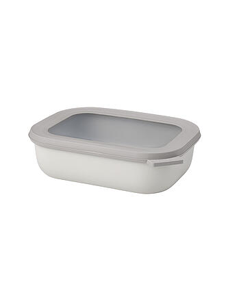 MEPAL | Contenitore per alimenti - Multibowl Cirqula basso 1l Bianco nordico