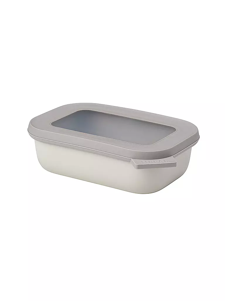 MEPAL | Contenitore per alimenti - Multibowl Cirqula Basso 0,5l Bianco Nordico | Crema