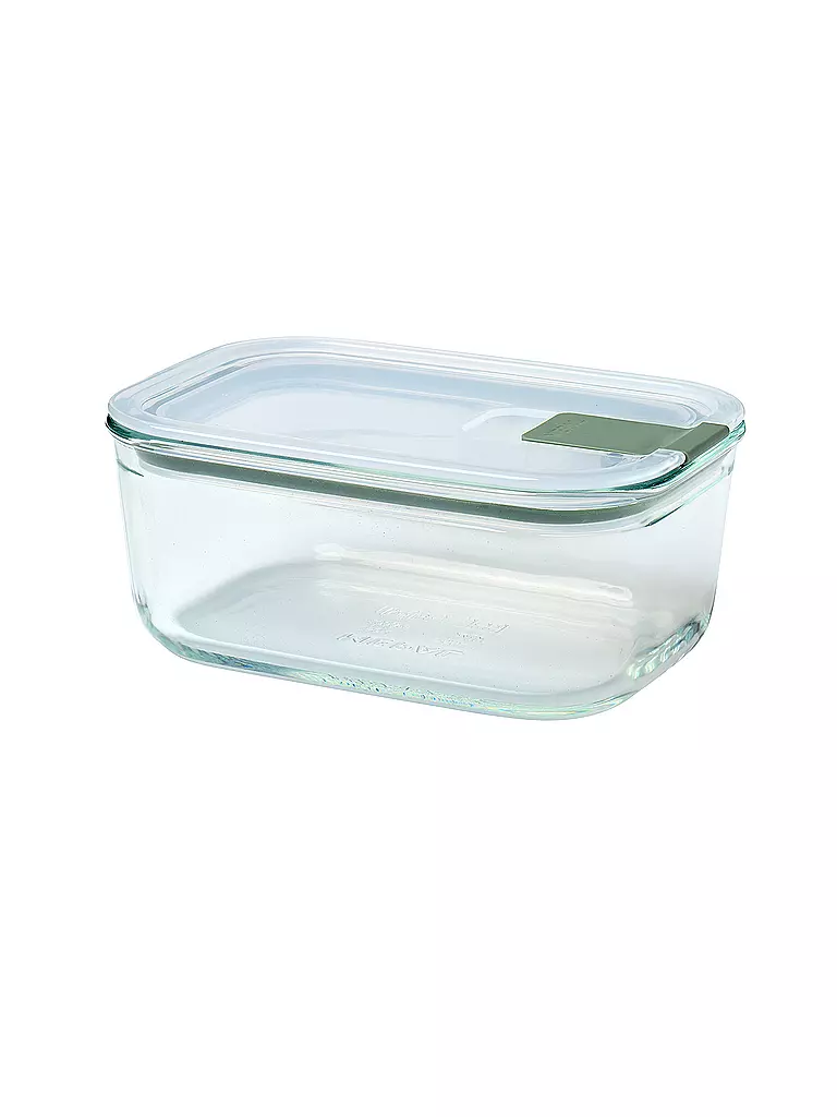 MEPAL | Contenitore per alimenti EASYCLIP 0,7 l vetro / Salvia nordica | Trasparente