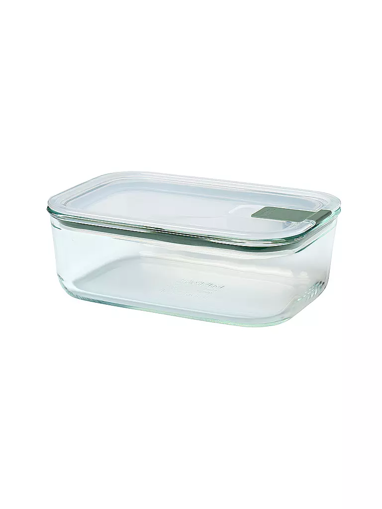 MEPAL | Contenitore per alimenti EASYCLIP 1l vetro / Salvia nordica | Trasparente