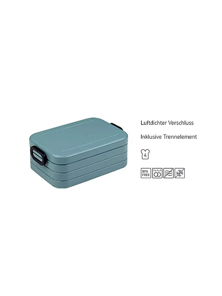 MEPAL | Lunchbox TAKE A BREAK MIDI 18,5x12cm Blu Vivido | Blu scuro