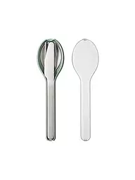 MEPAL | Set di posate ELLIPSE, 3 pezzi, Vivid Mauve | Verde