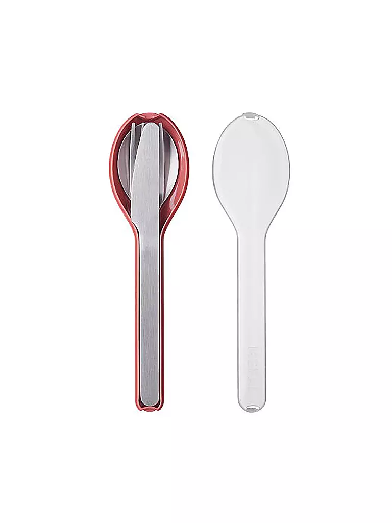 MEPAL | Set di posate ELLIPSE, 3 pezzi, Vivid Mauve | Bacca