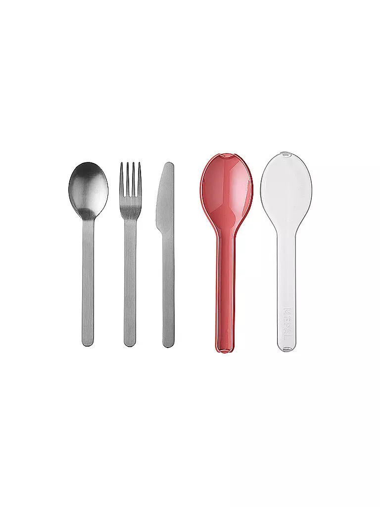 MEPAL | Set di posate ELLIPSE, 3 pezzi, Vivid Mauve | Bacca