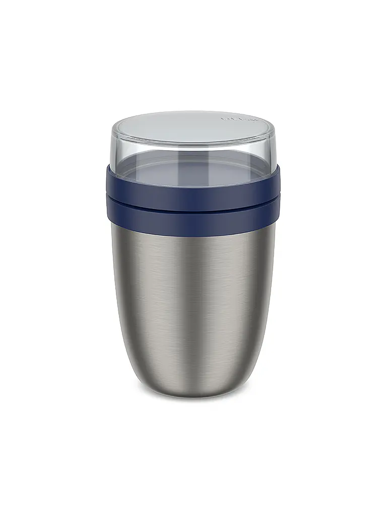 MEPAL | Thermo-Lunchpot Ellipse 0,5/0,2l Acciaio Inox Vivid Blue | Blu scuro
