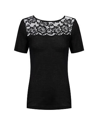 MEY | T-Shirt WOOL LOVE nero