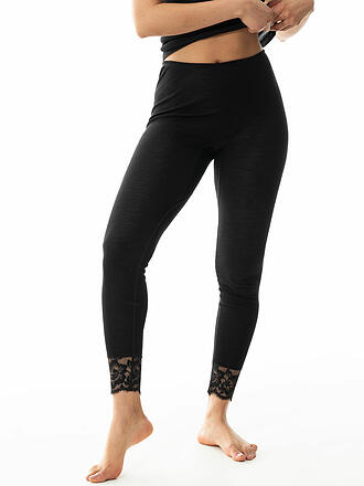 MEY | Loungewear Leggings WOOL LOVE nero