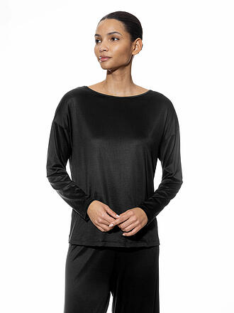 MEY | Langarmshirt NIGHT GLOW nero