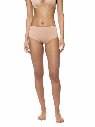 MEY | Slip a vita alta ILLUSION color crema abbronzato