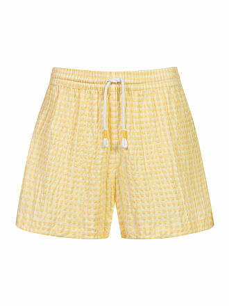 MEY | Pyjamashorts VICHY DREAMS lemon butterfly