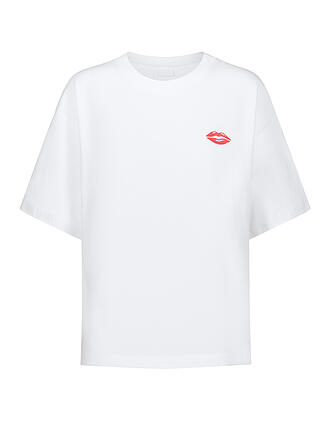 MEY | Pyjamashirt SOLID LOVE bianco