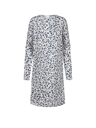 MEY | Camicia da notte - Sleepshirt SOFT LEO deep marine