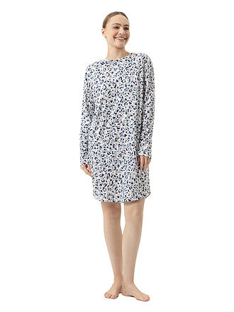 MEY | Camicia da notte - Sleepshirt SOFT LEO deep marine