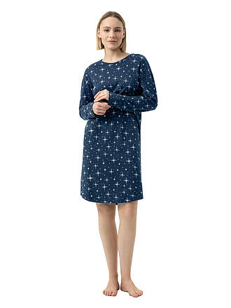 MEY | Camicia da notte - Sleepshirt POLAR SKY deep marine
