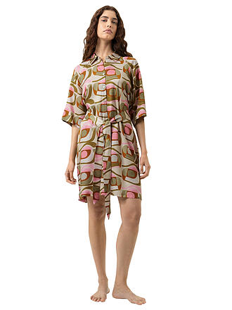 MEY | Camicia da notte - Sleepshirt NOSTALGIC GEO almond milk