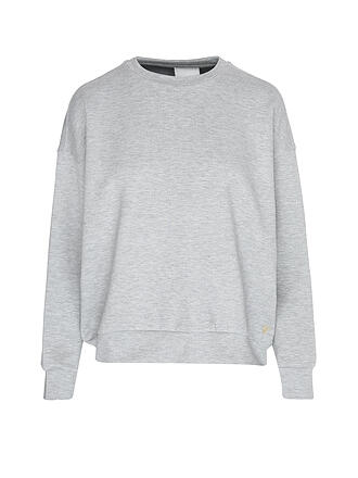 MEY | Loungewear Sweater PURE SOFTNESS melange grigio argento