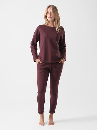 MEY | Loungewear Sweater COMFY COMFORT hot maroon