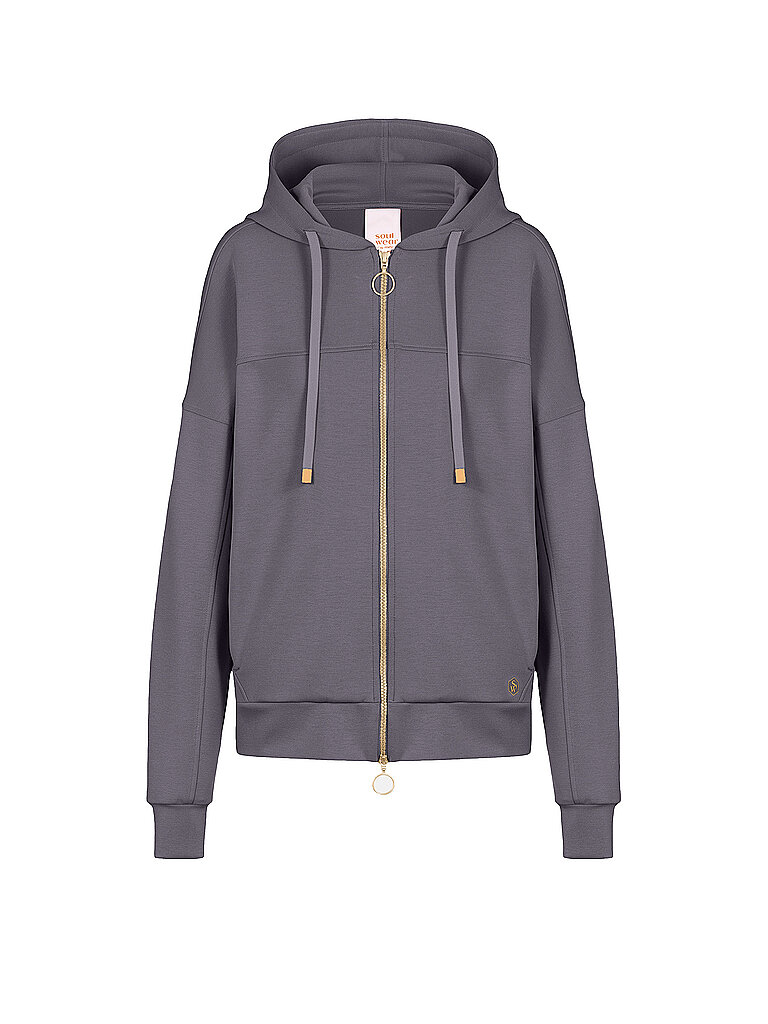 Loungewear Felpa con cappuccio SMOOTH serious grey grigio M