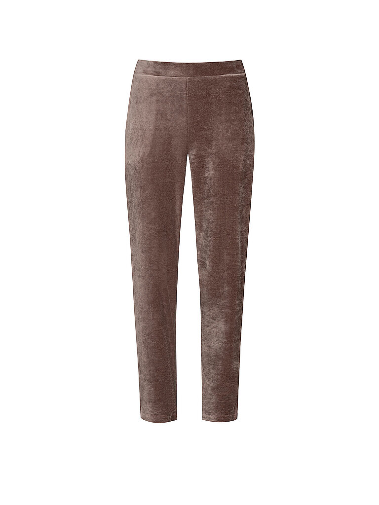 Pantaloni Loungewear VELVET DREAM milk n coffee marrone chiaro L