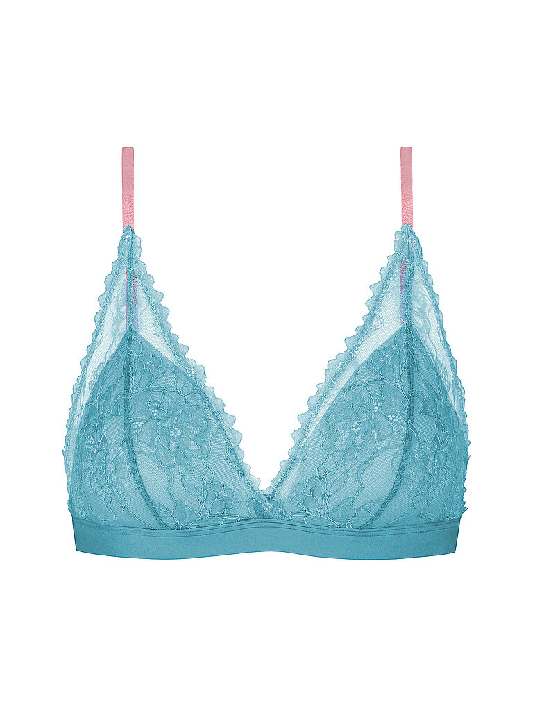 Reggiseno senza ferretto POETRY STYLE teal dream blu L