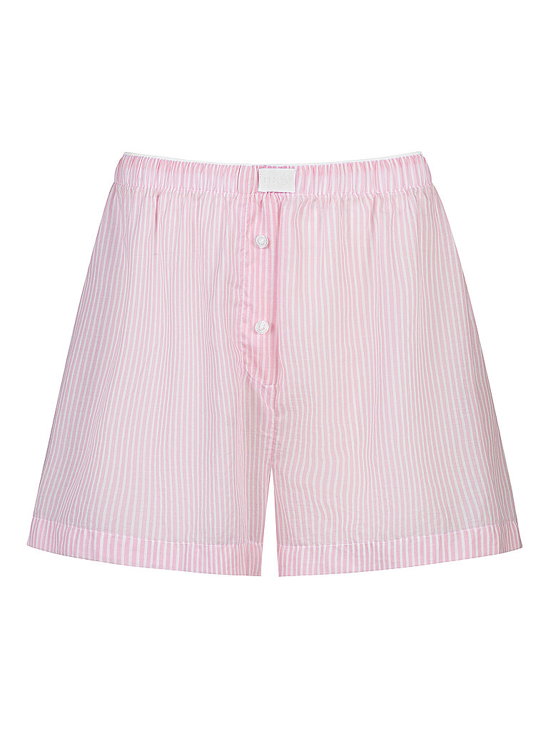 Pyjamashorts COTTON STRIPES soft pink rosa M