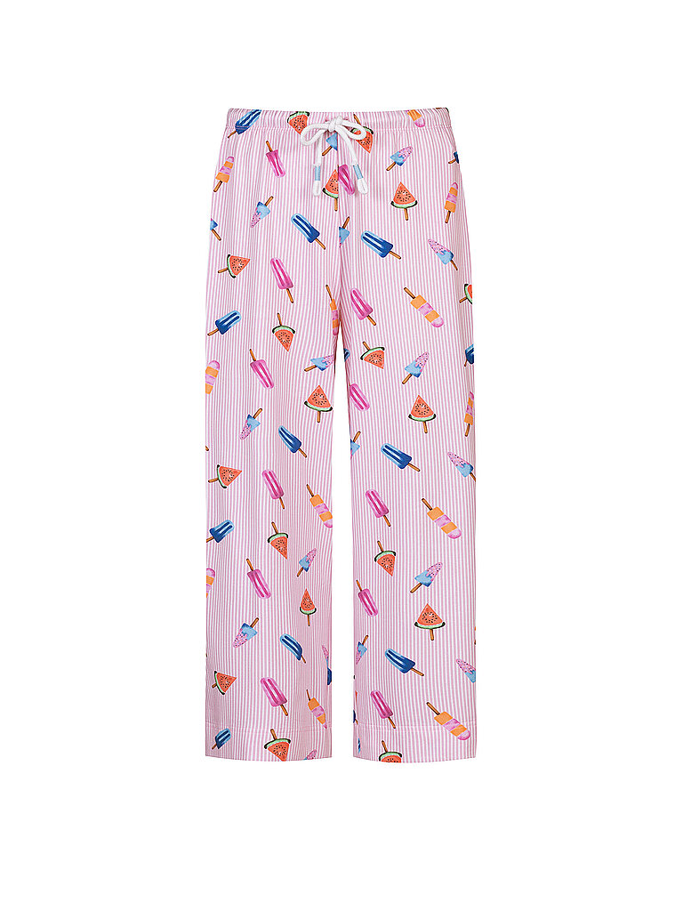Pantaloni da pigiama 7/8 rosa S