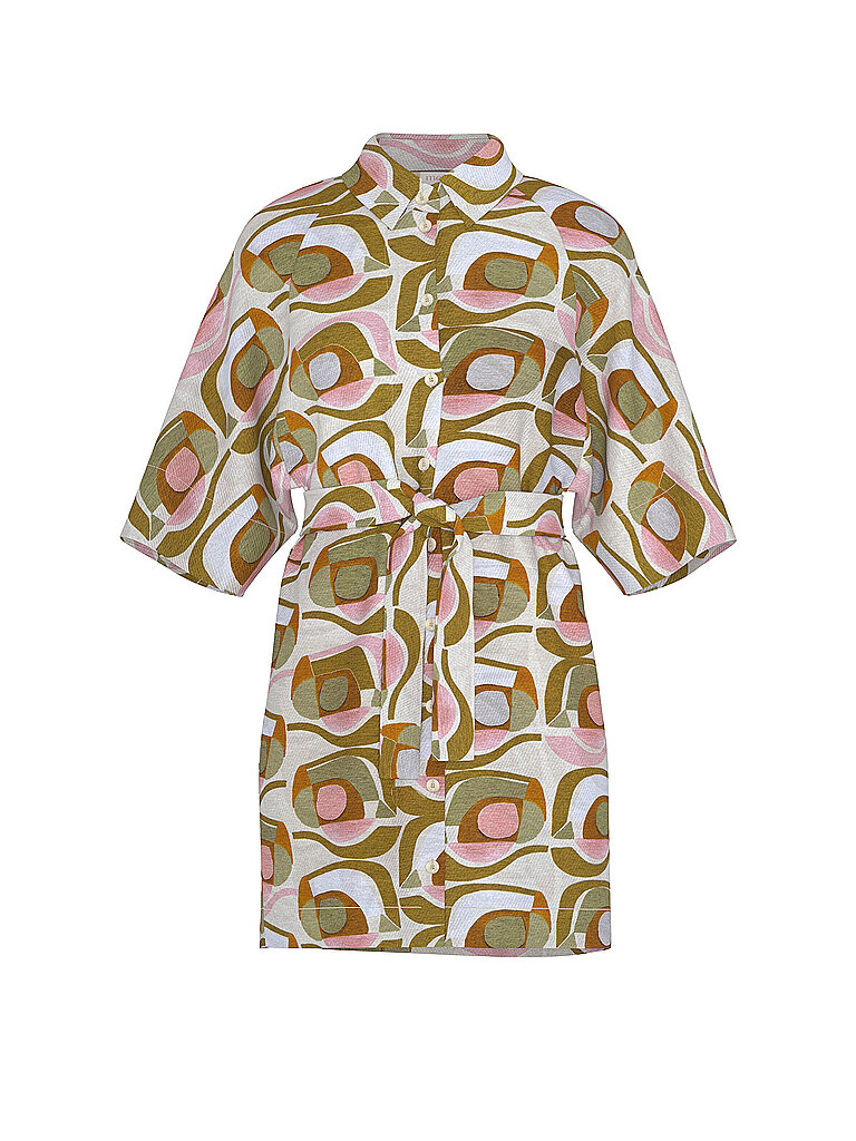 Camicia da notte - Sleepshirt NOSTALGIC GEO almond milk beige L