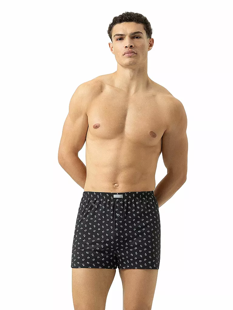 MEY | Boxer lava grey | Blu scuro