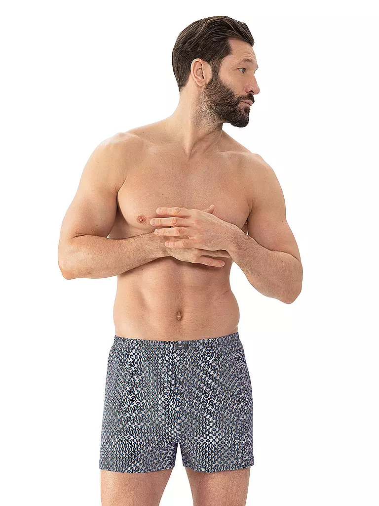 MEY | Boxer splash blue | Blu