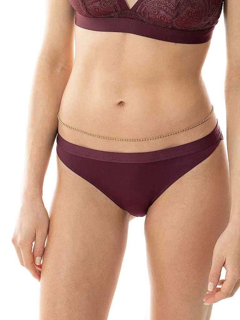 MEY | Brasil Slip indigo rose | Rosso scuro