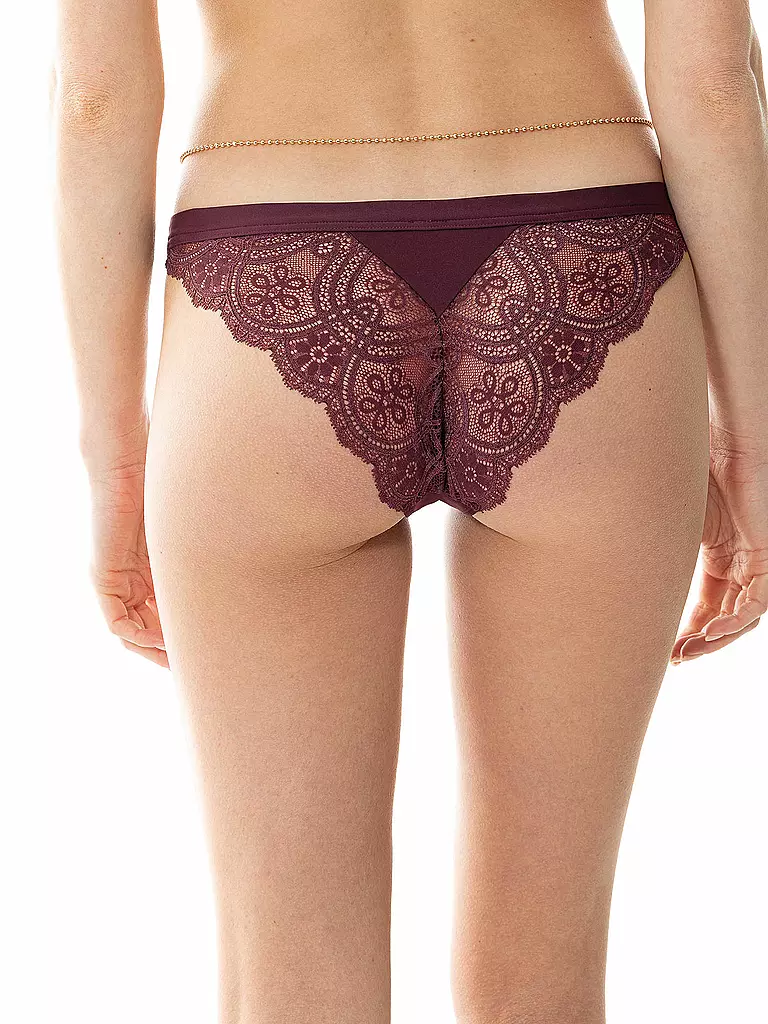MEY | Brasil Slip indigo rose | Rosso scuro