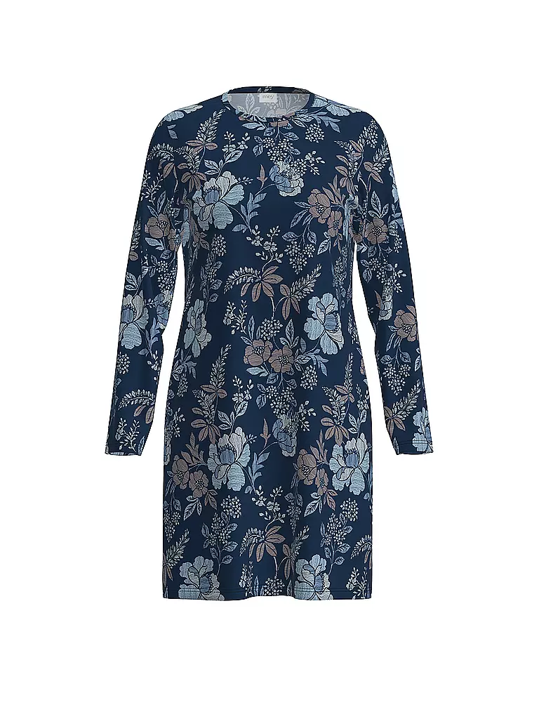 MEY | Camicia da notte - Sleepshirt NOSTALGIA | Blu scuro