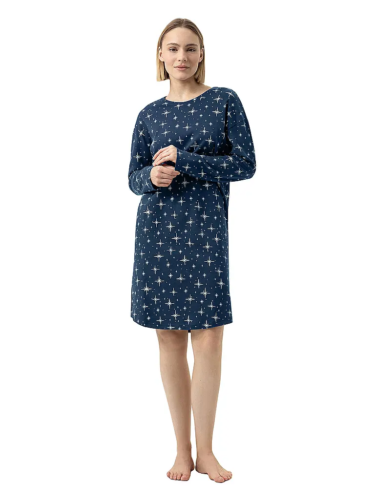 MEY | Camicia da notte - Sleepshirt POLAR SKY | Blu scuro
