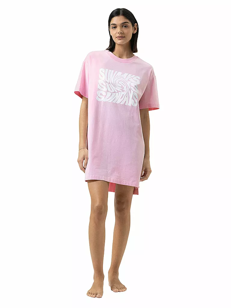 MEY | Camicia da notte - Sleepshirt SOLID LOVE | Rosa