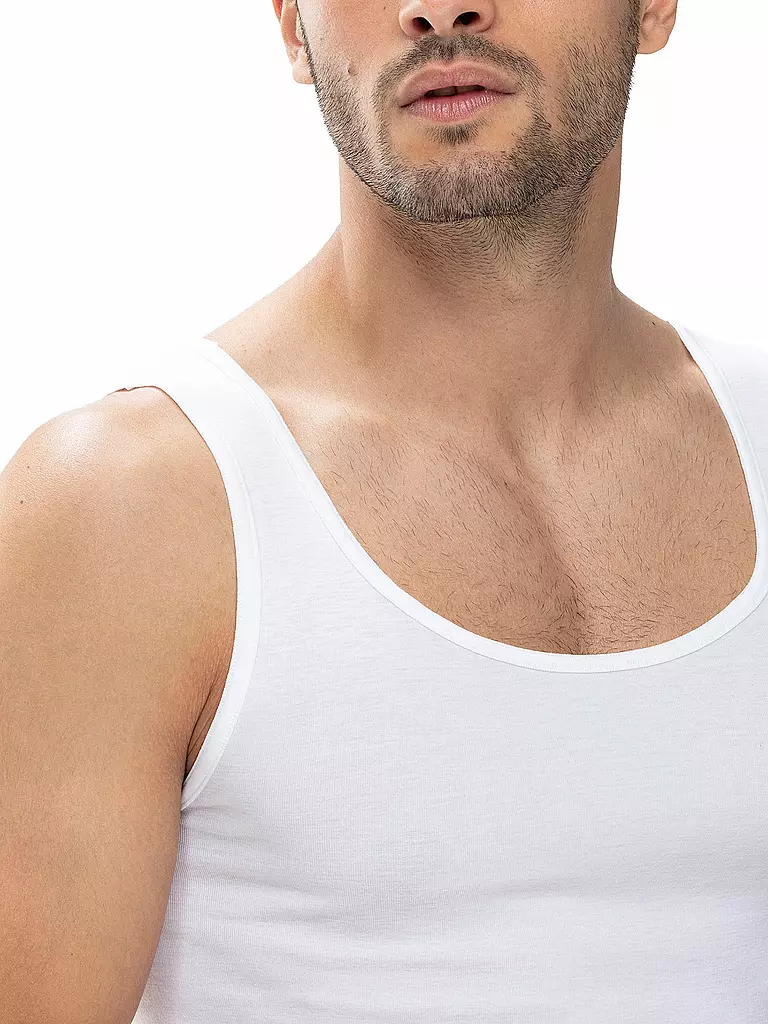 MEY | Canotta CASUAL COTTON bianca | 