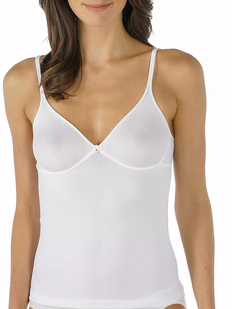 MEY | Canotta con reggiseno EMOTION bianca | Bianco