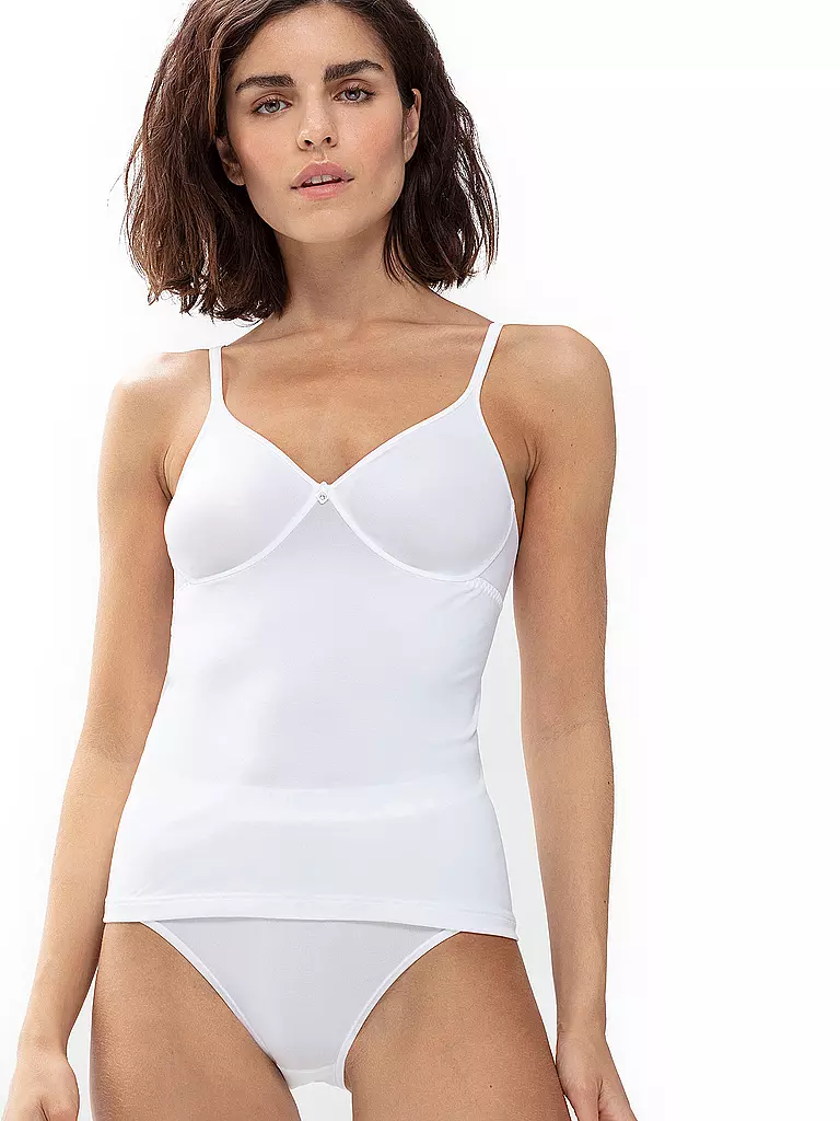 MEY | Canotta con reggiseno EMOTION bianca | Bianco