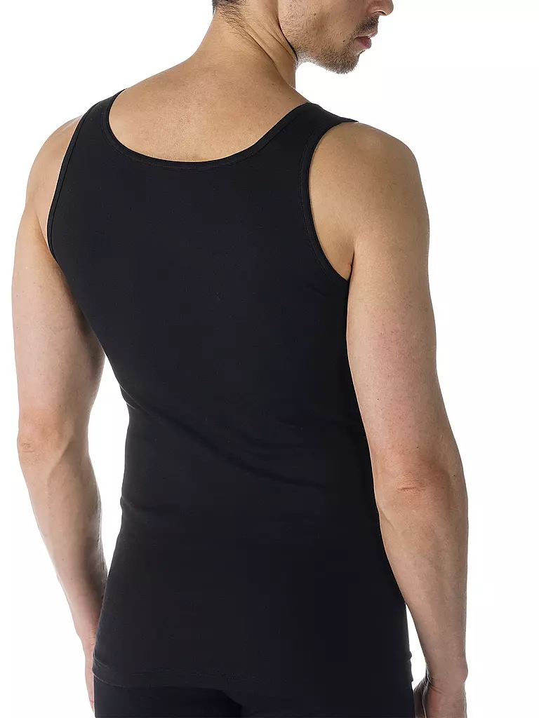MEY | Canotta sportiva casual in cotone nera | 
