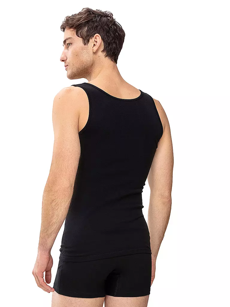 MEY | Canotta sportiva casual in cotone nera | 