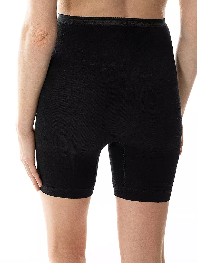 MEY | Culotte con gamba "Exquisite" (Lana/Seta) Nero | Nero