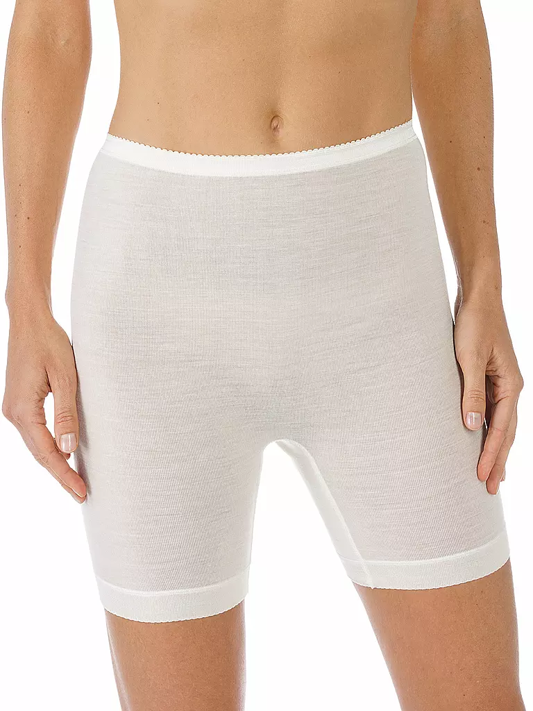 MEY | Culotte con gamba "Exquisite" (Lana/Seta) | Crema