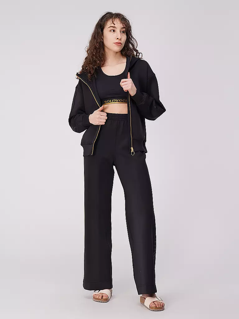 MEY | Loungesweatjacke vestibilità oversize | Nero