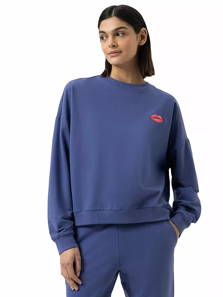 MEY | Loungewear Sweater COZY NIGHTS | Blu