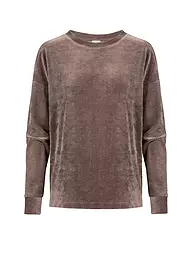 MEY | Loungewear Sweater VELVET DREAM | Marrone chiaro