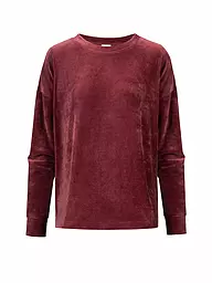 MEY | Loungewear Sweater VELVET DREAM | Rosso scuro