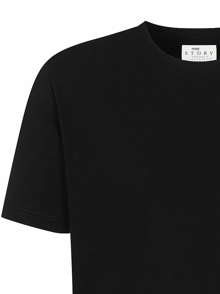 MEY | Loungewear T-Shirt MAGLIA schwarz | Nero