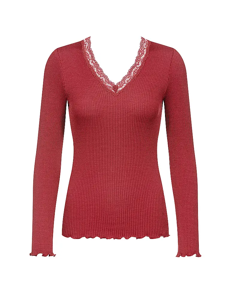 MEY | Maglia a maniche lunghe WOOL EXPRESSIVE | Rosso
