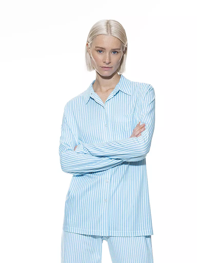 MEY | Maglietta a maniche lunghe | Blu chiaro