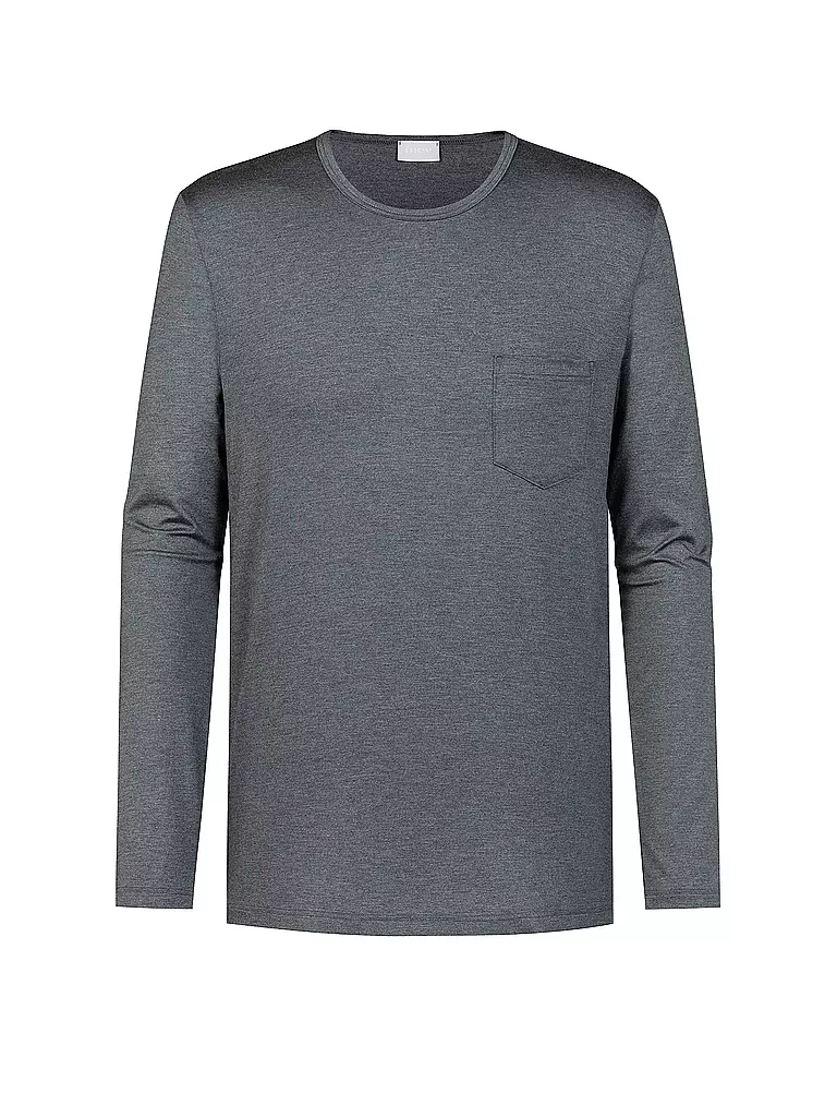 MEY | Maglietta da pigiama a maniche lunghe JEFFERSON quartz melange | Grigio