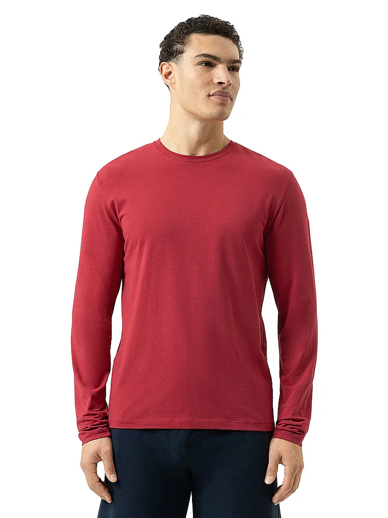 MEY | Maglietta da pigiama a maniche lunghe RELAX gala red | Rosso
